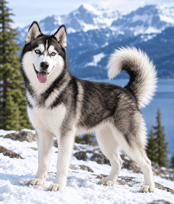Siberian Husky - Dog Breeds with Curly Tail